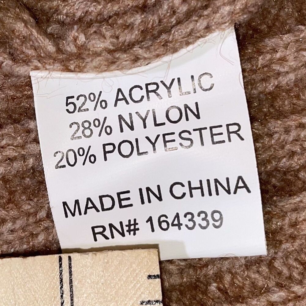 Petal & Pup - Wrap tie Knit Top Sweater Beige / Camel size Med - Picture 4 of 7